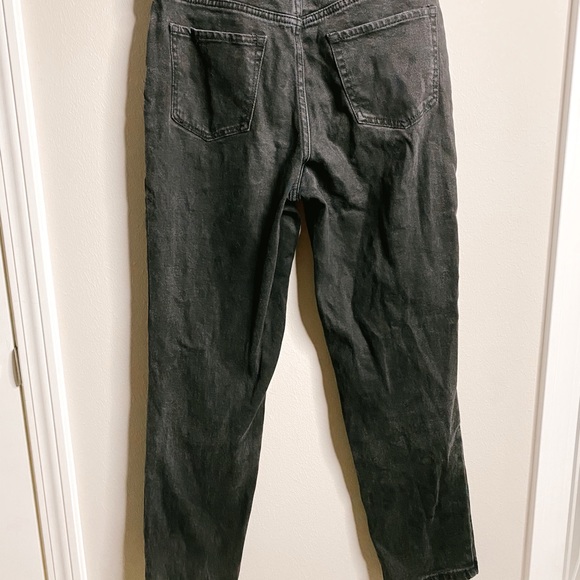 Black Ripped Mom Jeans - Picture 2 of 2